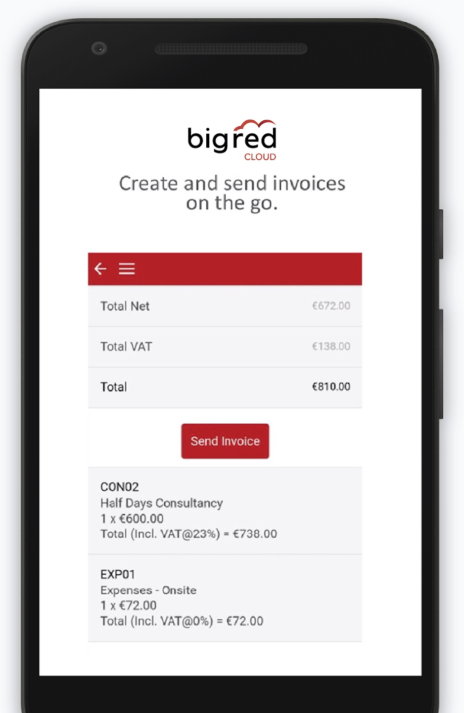 screenshot of Big Red Cloud